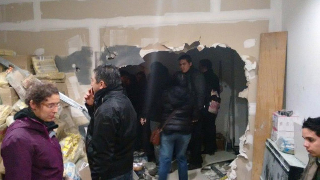 imagen Destrozos y violencia en la redacción de Tiempo Argentino 