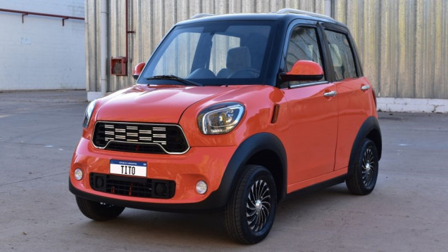 imagen "Tito es un coche urbano 100% eléctrico que lo podés cargar en tu casa"