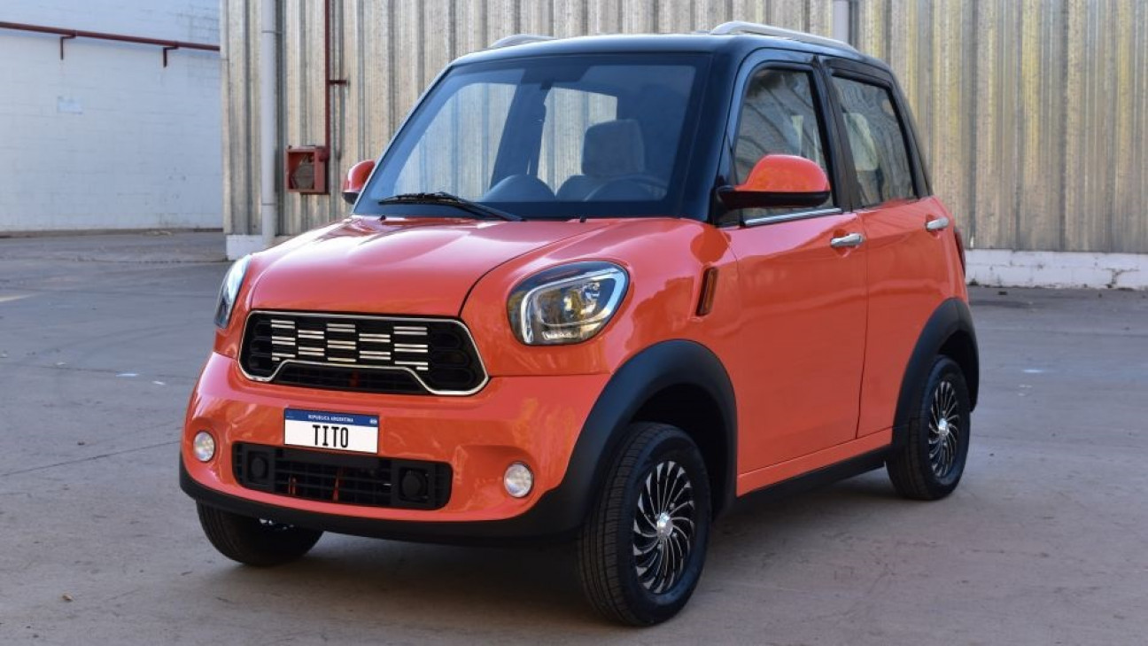 imagen "Tito es un coche urbano 100% eléctrico que lo podés cargar en tu casa"