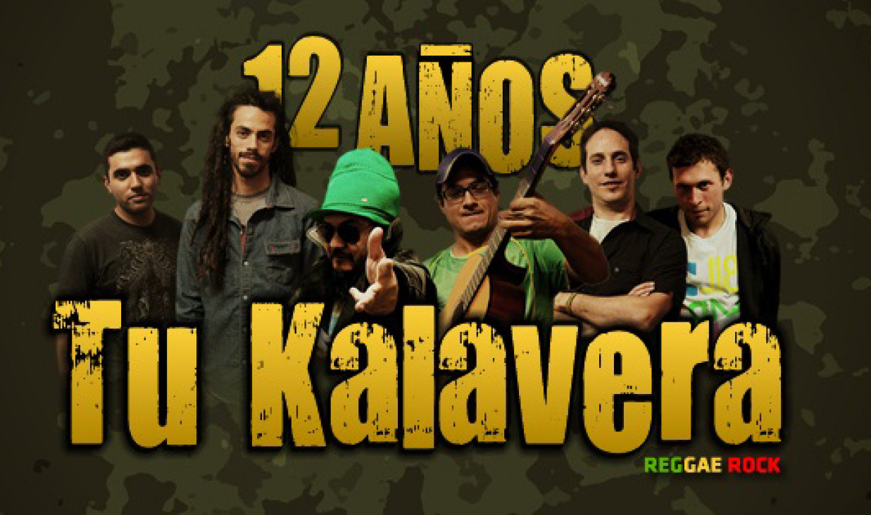 imagen La banda "Tu Kalavera" festeja 12 años con un recital a beneficio