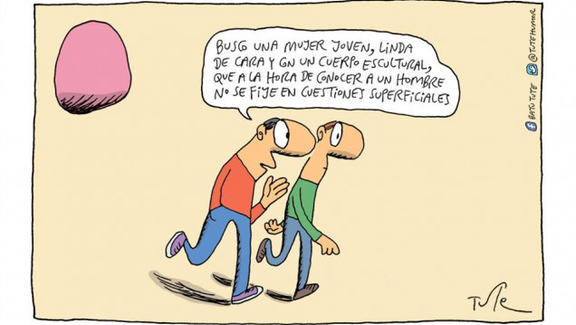 imagen El absurdo, la pareja y el silencio, en el arte de Tute