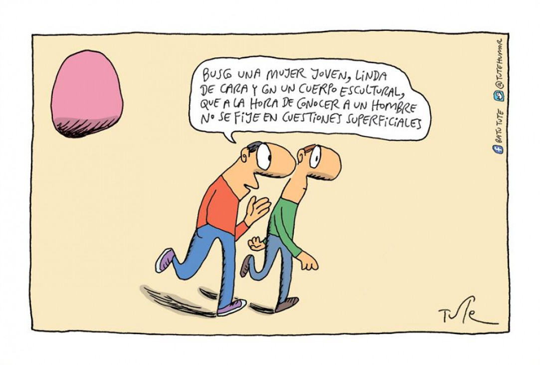 imagen El absurdo, la pareja y el silencio, en el arte de Tute