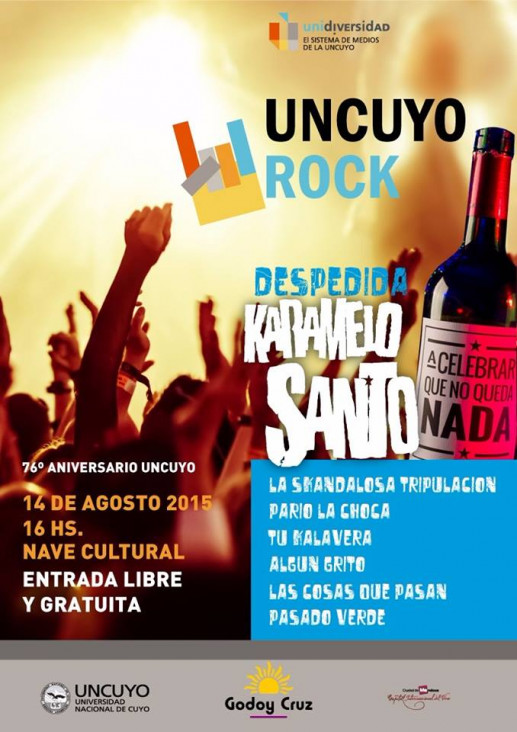 imagen Algún Grito festeja el cumple de la Universidad