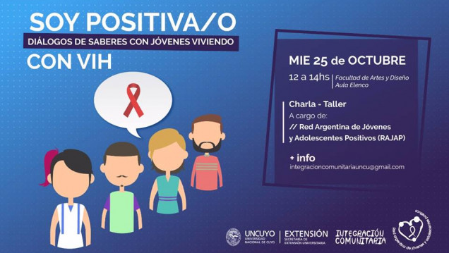 imagen Charla para jóvenes sobre vivir cómo con VIH