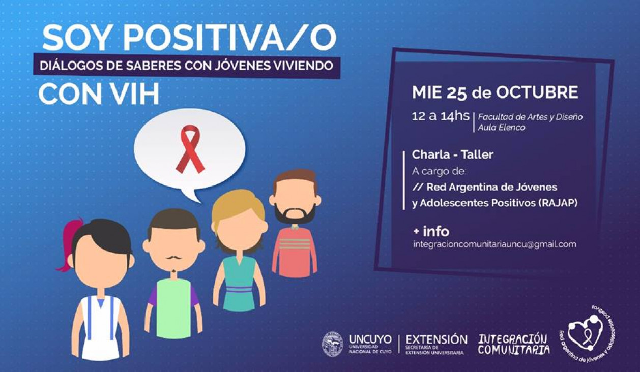imagen Charla para jóvenes sobre vivir cómo con VIH