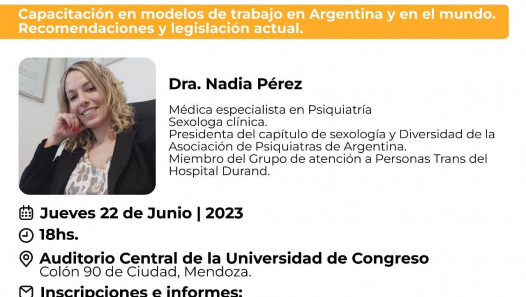 imagen Salud trans, una charla para abordarla desde una perspectiva inclusiva 