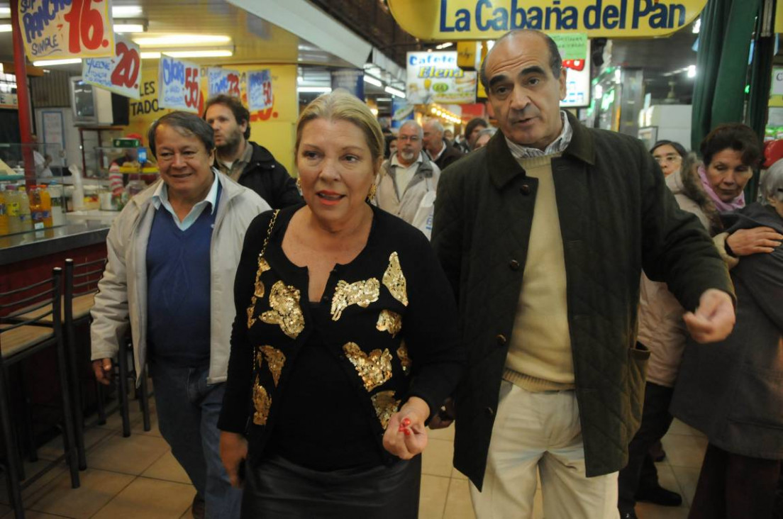 imagen "Vengo a Mendoza a pedir que voten a Gustavo Gutiérrez como diputado nacional", subrayó Carrió