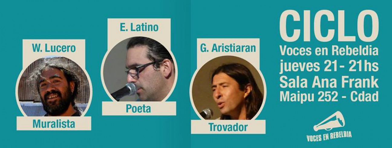 imagen Comienza el ciclo "Voces en Rebeldía"