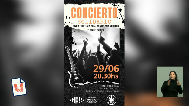 imagen Organizan un concierto solidario para ayudar al merendero Juguetes Perdidos