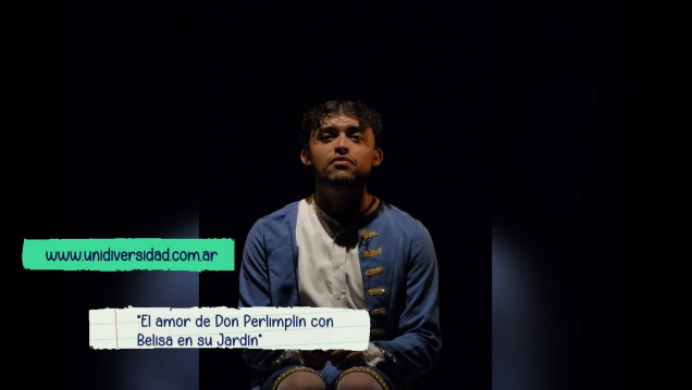imagen "El amor de Perlimplín con Belisa en su jardín" llega al teatro Leonardo Favio