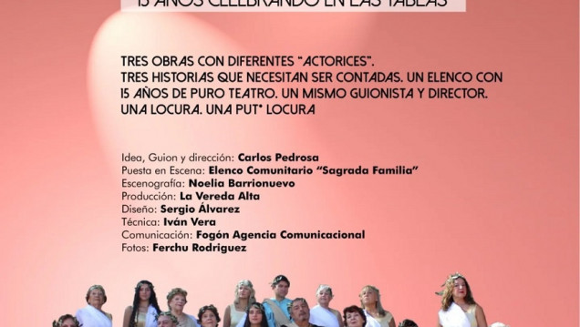 imagen Un director de teatro comunitario ofrece un espacio de sanación