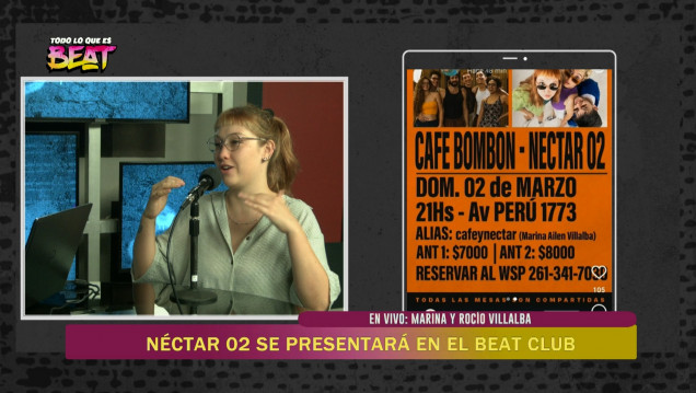 imagen Néctar 02 se presenta en el Beat Club