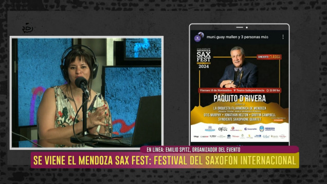 imagen Todo listo para el "Mendoza Sax Fest 2024"