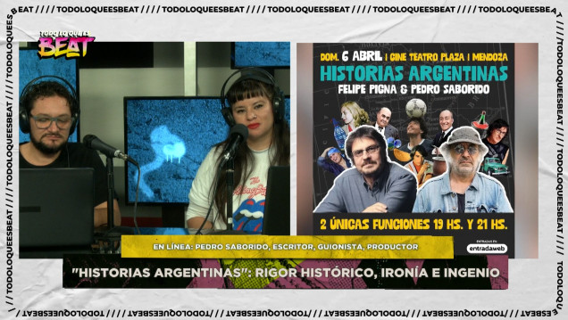 imagen Felipe Pigna y Pedro Saborido se unen en "Historias Argentinas"