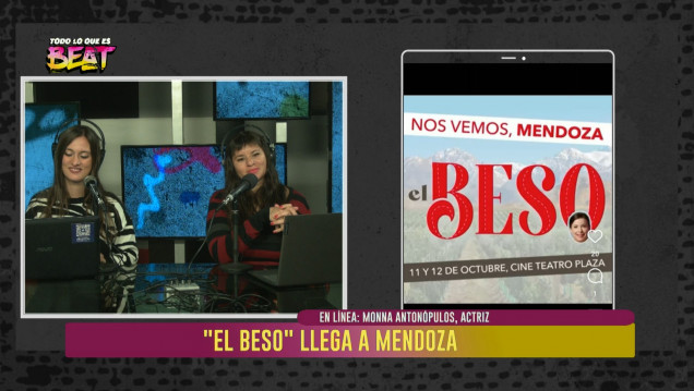 imagen Llega la obra de teatro "El beso" a Mendoza
