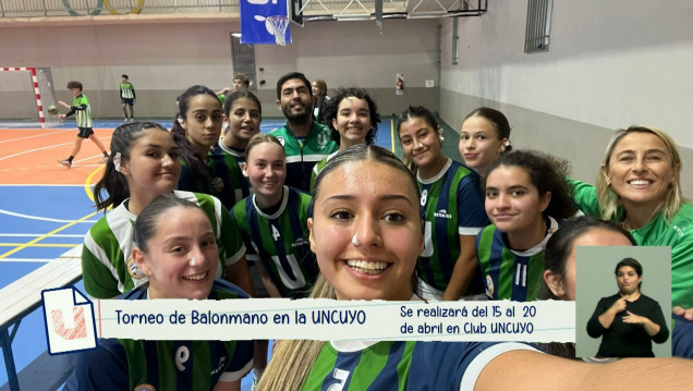imagen Torneo de balonmano 2024 en la UNCUYO