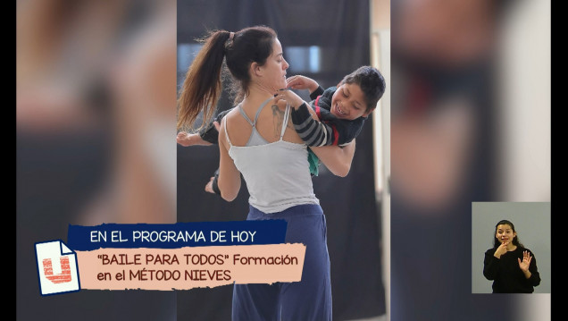 imagen "Baile para todos", formación en el método Nieves, propuesta de inclusión y arte