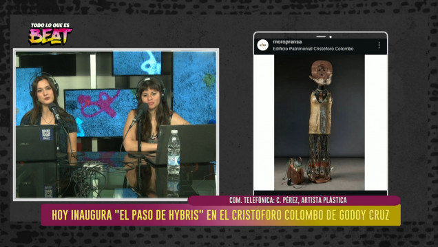 imagen Cristina Pérez inaugura la muestra "El paso de Hybris" 