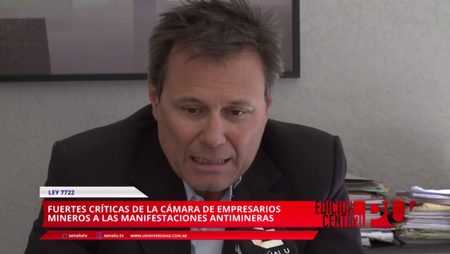 imagen Mineros criticaron la manifestación a favor de la ley 7722