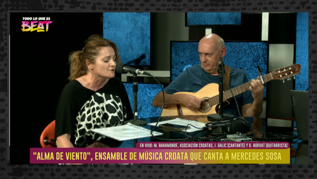imagen El Ensamble de Música Croata "Alma del Viento" homenajea a Mercedes Sosa