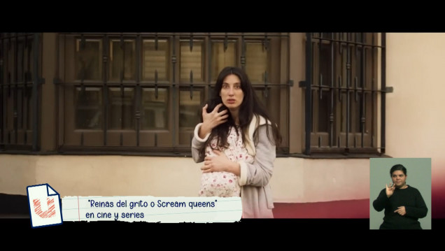 imagen "Scream queen o reina del grito": columna de Celeste Funes