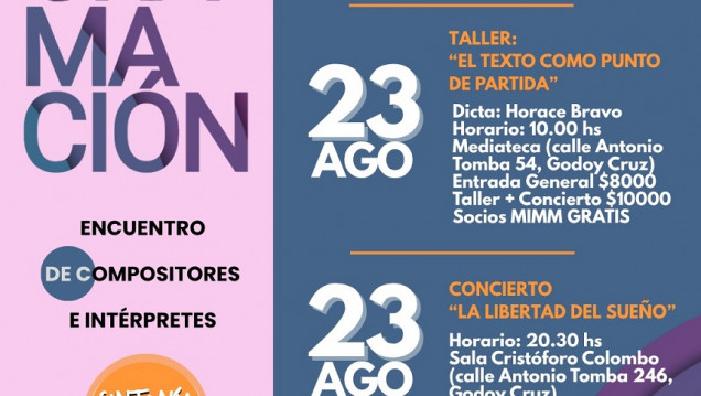 imagen Llega un encuentro de compositores e intérpretes con Horace Bravo
