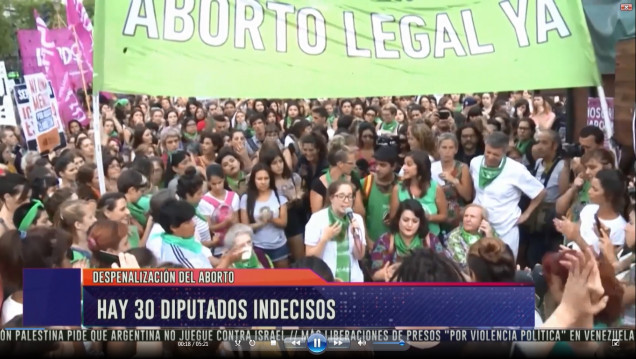 imagen Debate en el Congreso por el aborto legal: aún hay diputados indecisos