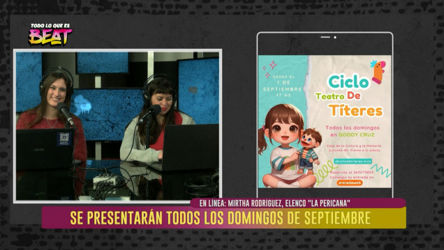 imagen El "Ciclo de Títeres" traslada su magia a Godoy Cruz 