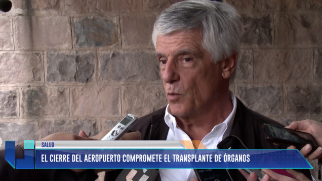 imagen Riesgo para los trasplantes por el cierre del aeropuerto