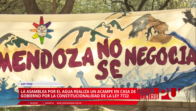 imagen Acampe por la ley 7722