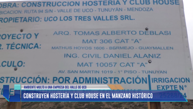 imagen Ambiente multó con 200 mil pesos a una empresa del Valle de Uco