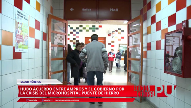 imagen Salud pública: acuerdo entre el gobierno y AMPROS