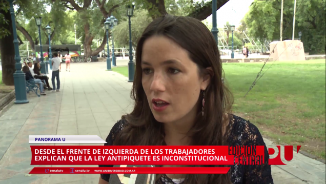 imagen El FIT manifiesta inconstitucionalidad de la Ley Antipiquete