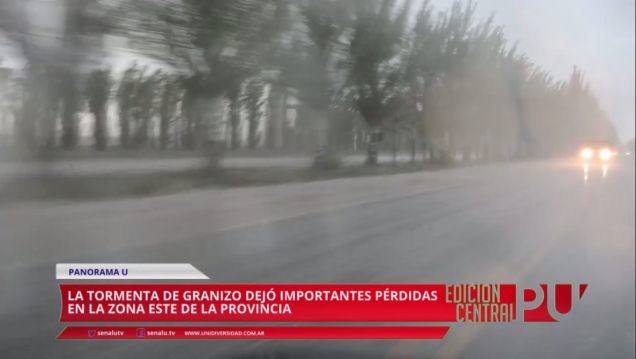 imagen Granizó en Mendoza y dejó pérdidas