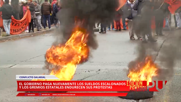 imagen Sigue el conflicto salarial de trabajadores del estado