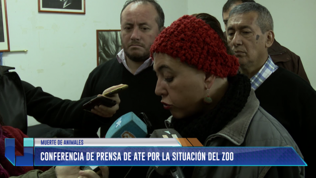 imagen ATE dio una conferencia de prensa por la situación del Zoo de Mendoza