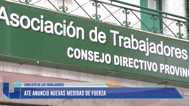 imagen ATE anunció nuevas medidas de fuerza 
