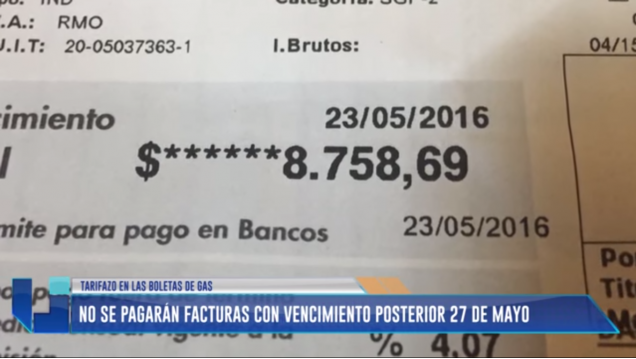 imagen No se pagarán facturas con vencimiento posterior al 27 de mayo