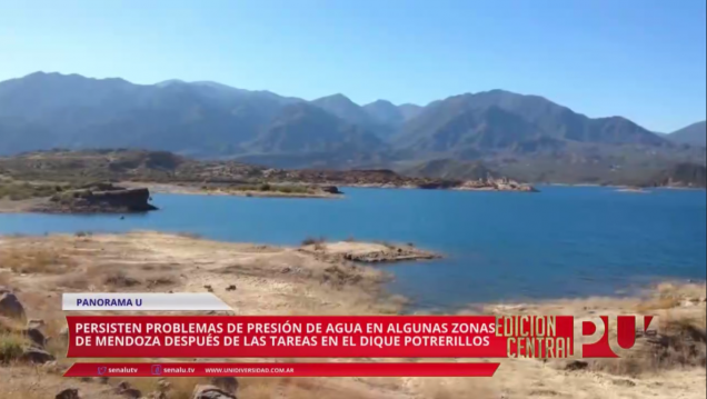 imagen Se normaliza la baja presión de agua en Mendoza
