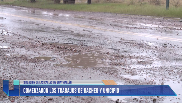imagen Comenzaron los trabajos de bacheo y UNICIPIO