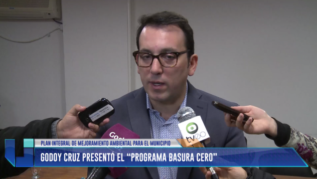 imagen Godoy Cruz presentó el "Programa Basura Cero"