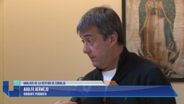imagen Bermejo apuró a Cornejo: "Hay que definir políticas de Estado"