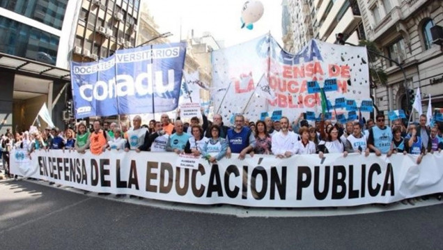 imagen Este viernes se realiza un paro nacional universitario