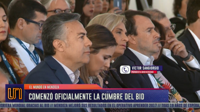 imagen Comenzó oficialmente la Cumbre del BID