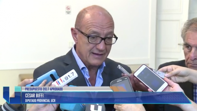 imagen El diputado Biffi defendió la pauta anual de gastos
