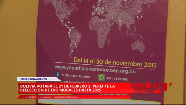 imagen Bolivia buscará permitir la reelección de Evo Morales