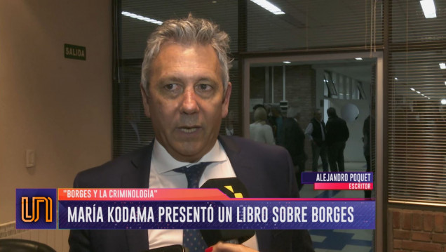 imagen Presentaron "Borges y la criminología" con María Kodama presente en Mendoza
