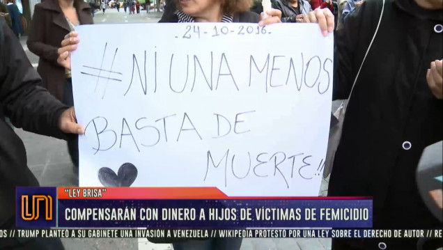 imagen Cómo será la compensación con dinero a hijos de víctimas de femicidios