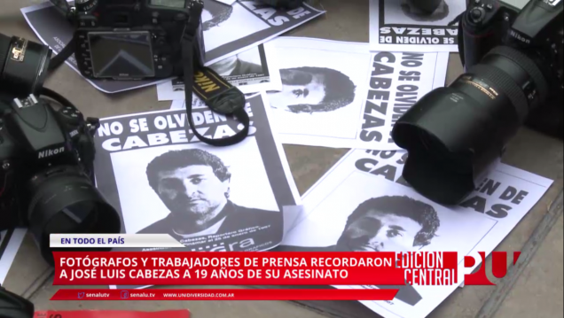 imagen Homenaje a José Luis Cabezas en Mendoza