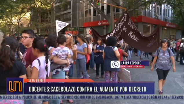 imagen Tras el decreto, el SUTE convocó a una movilización